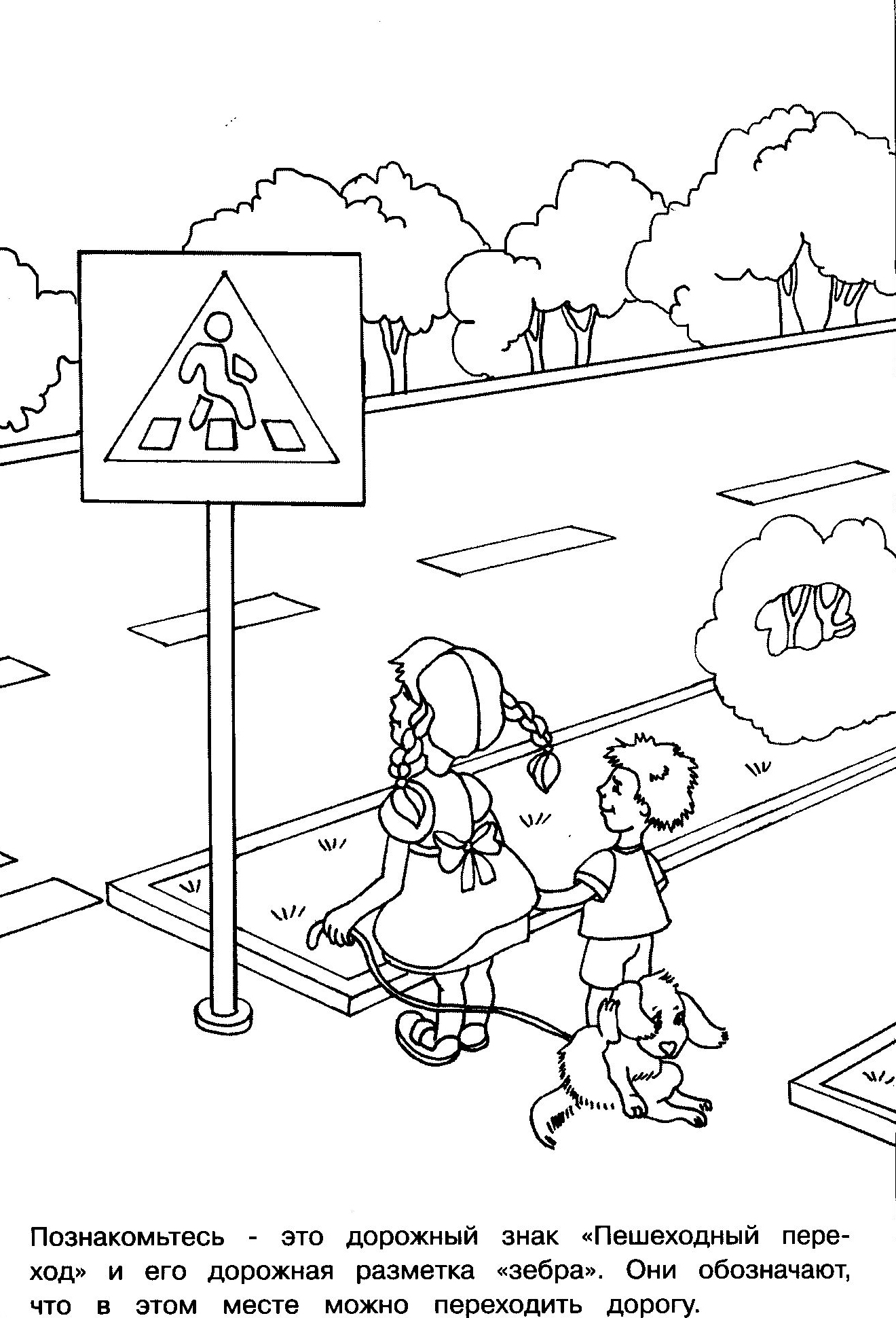 Раскраски дорожные знаки. Правила дорожного движения скачать