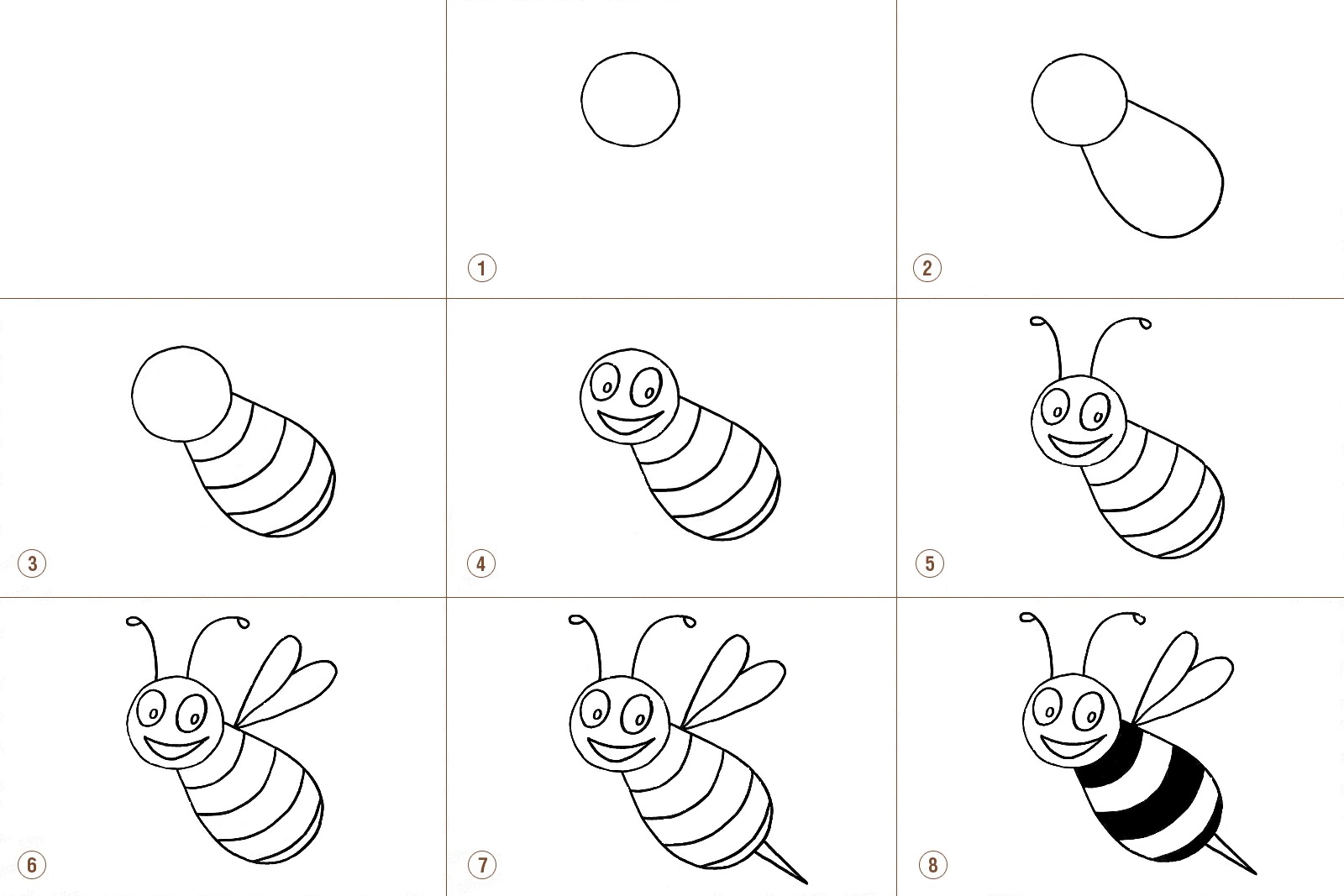 Рисование животных поэтапно для детей-дошкольников: как научить, схемы и  алгоритм